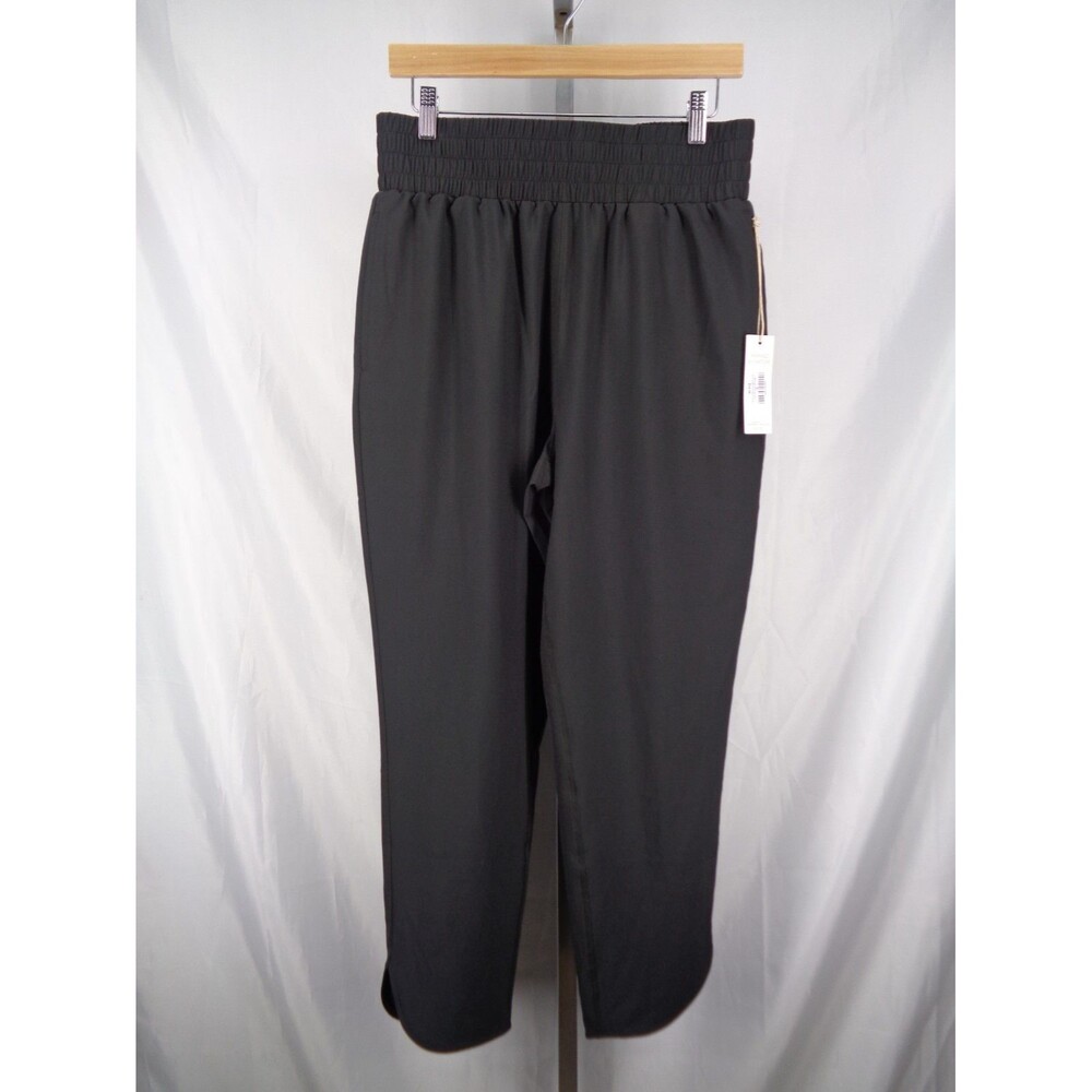 Natural Reflections Black Tech Stretch Ankle Pants Moonless Night Sz Medium New